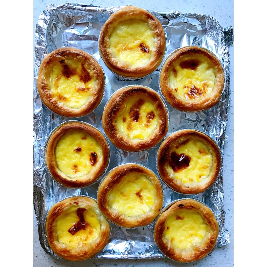 超完美味道超正的蛋挞配方，比KFC的还要嫩还要香~做过最好吃的蛋挞配方