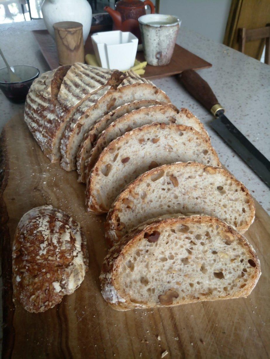 【Ken Forkish】天然酵种轻全麦核桃欧包