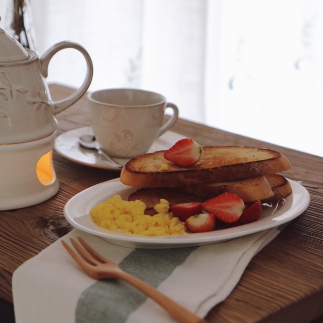 吃早餐是一种rock & roll的style