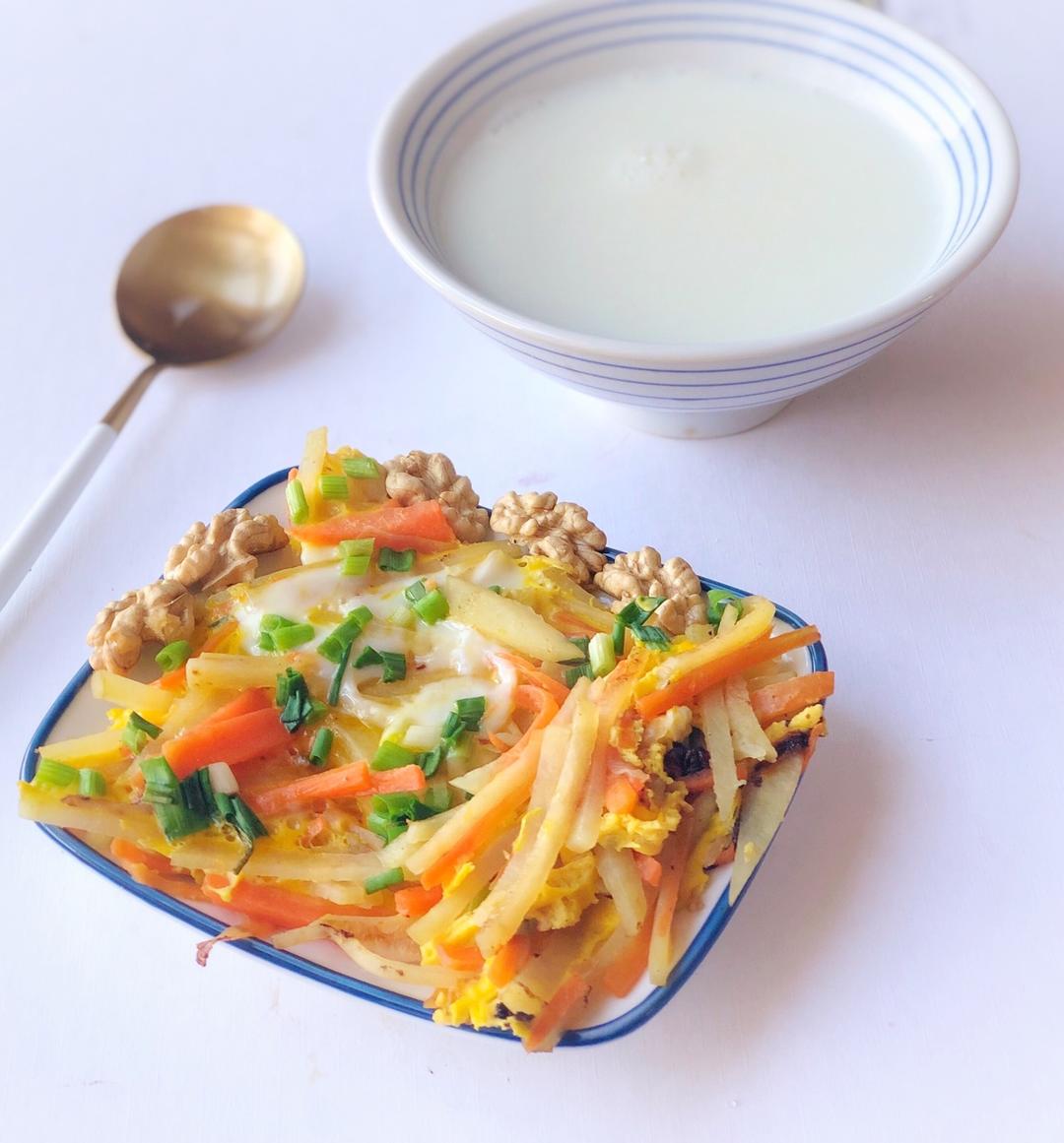 脆底土豆丝窝蛋（无粉版）