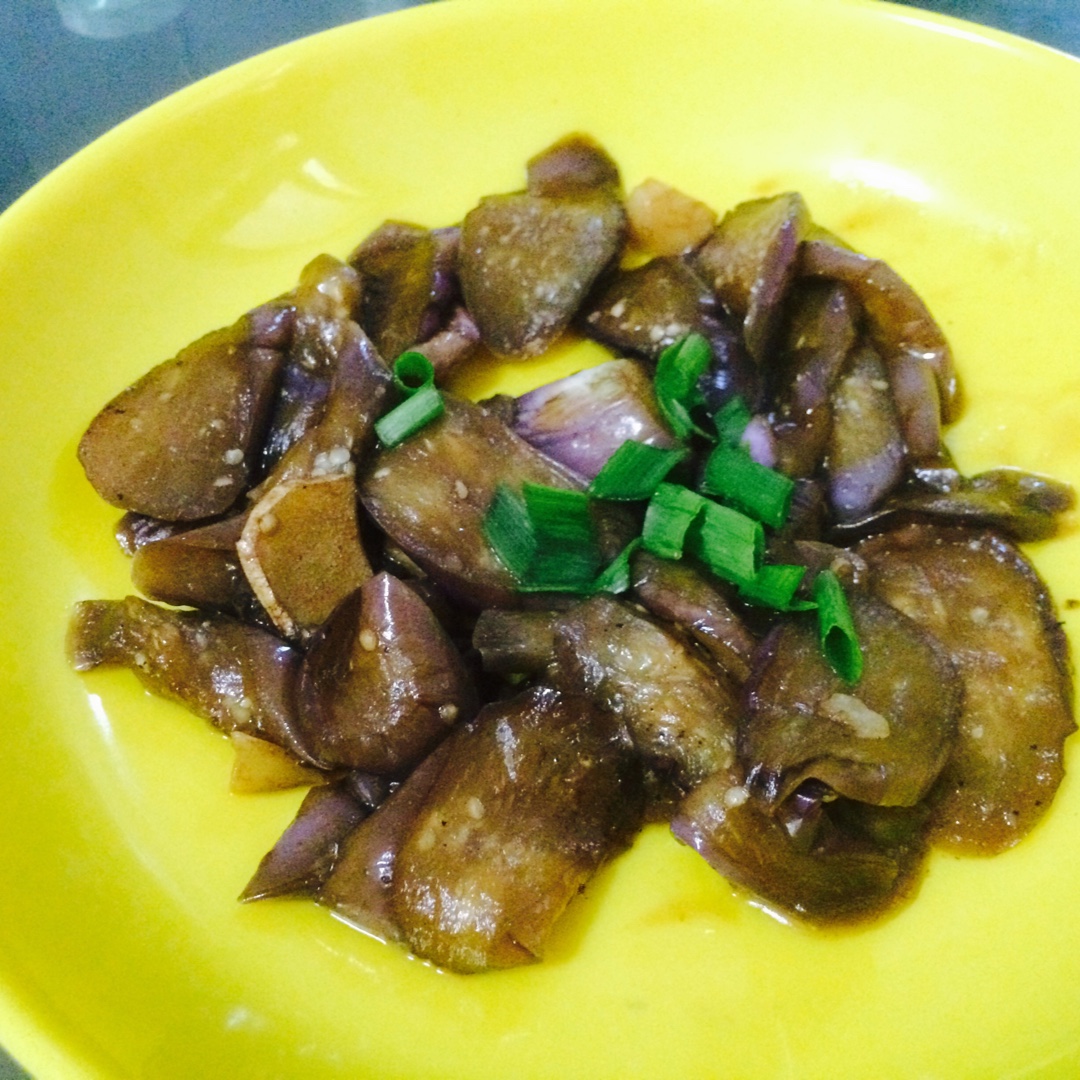 清炒茄子（少油版+视频）