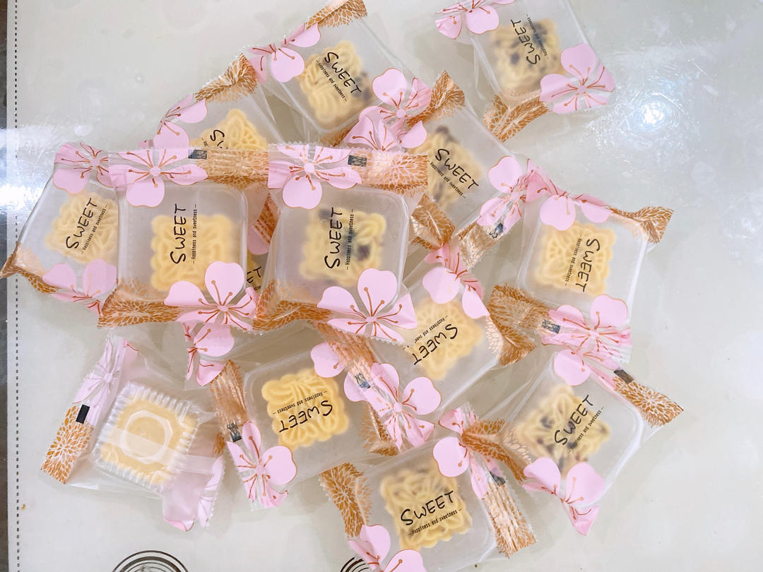 蔓越莓绿豆糕