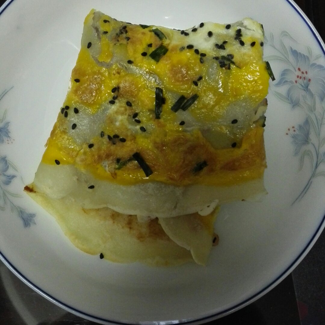 葱花鸡蛋饼