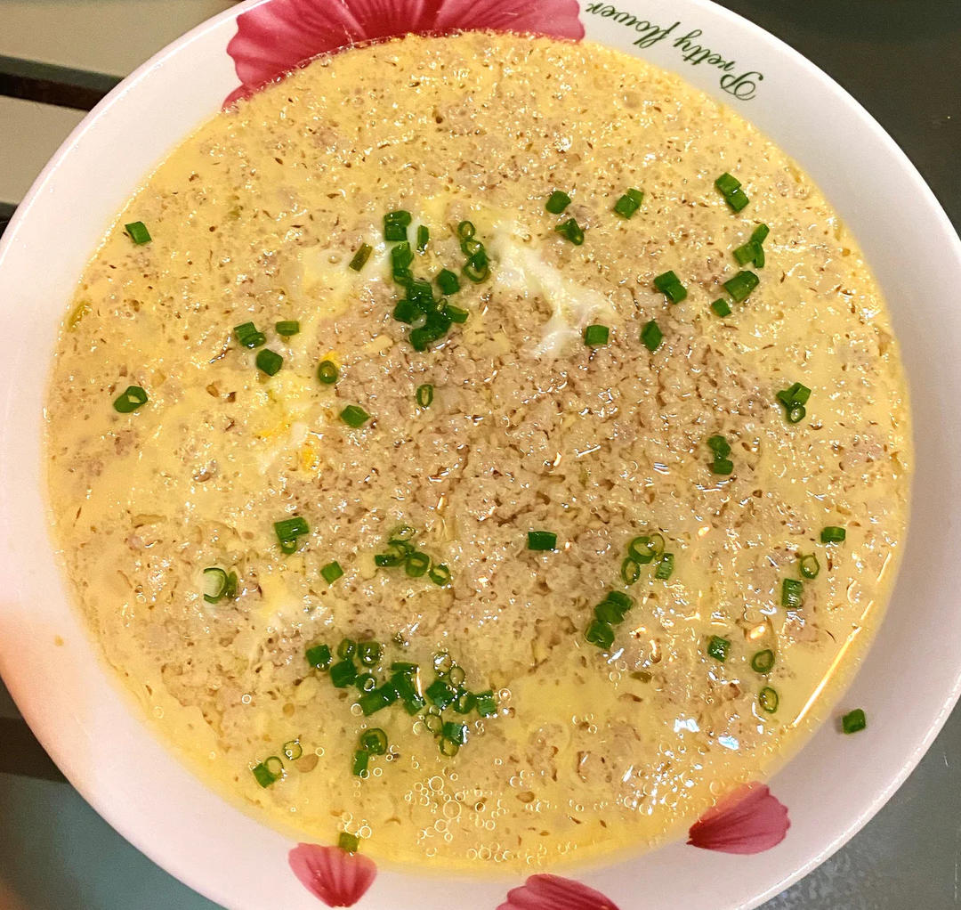 最好吃的肉糜炖蛋