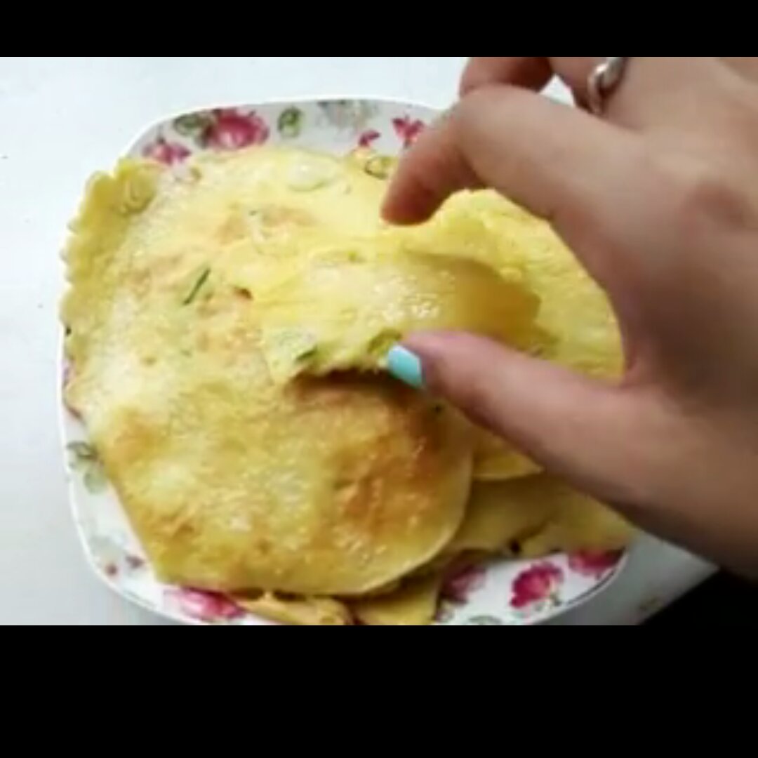 香葱鸡蛋饼