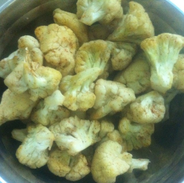 干烤菜花