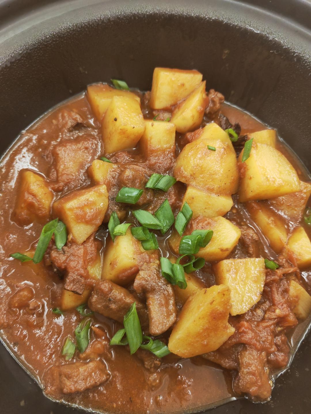 番茄土豆牛腩 零翻车