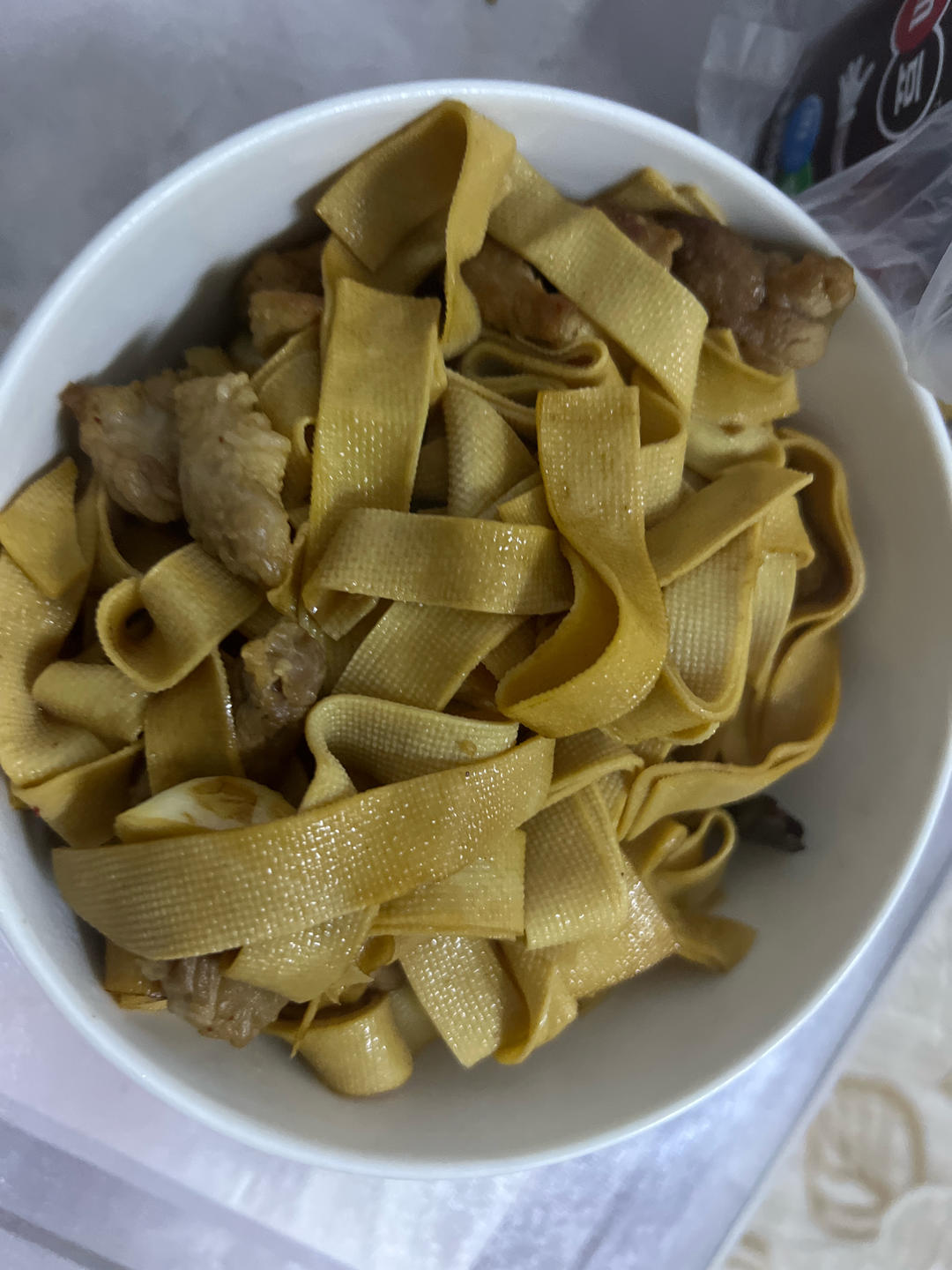 油豆皮炒肉