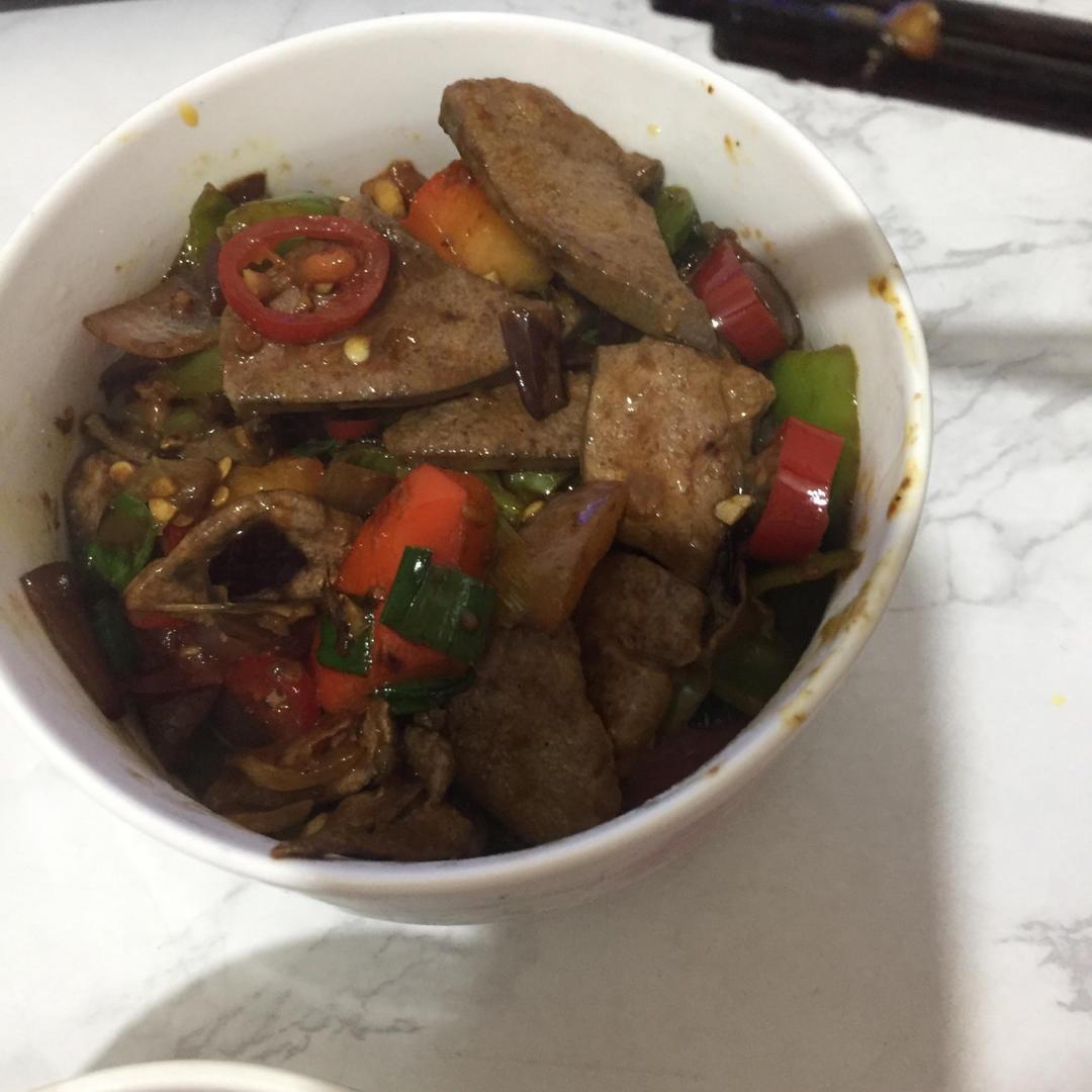 嫩炒猪肝