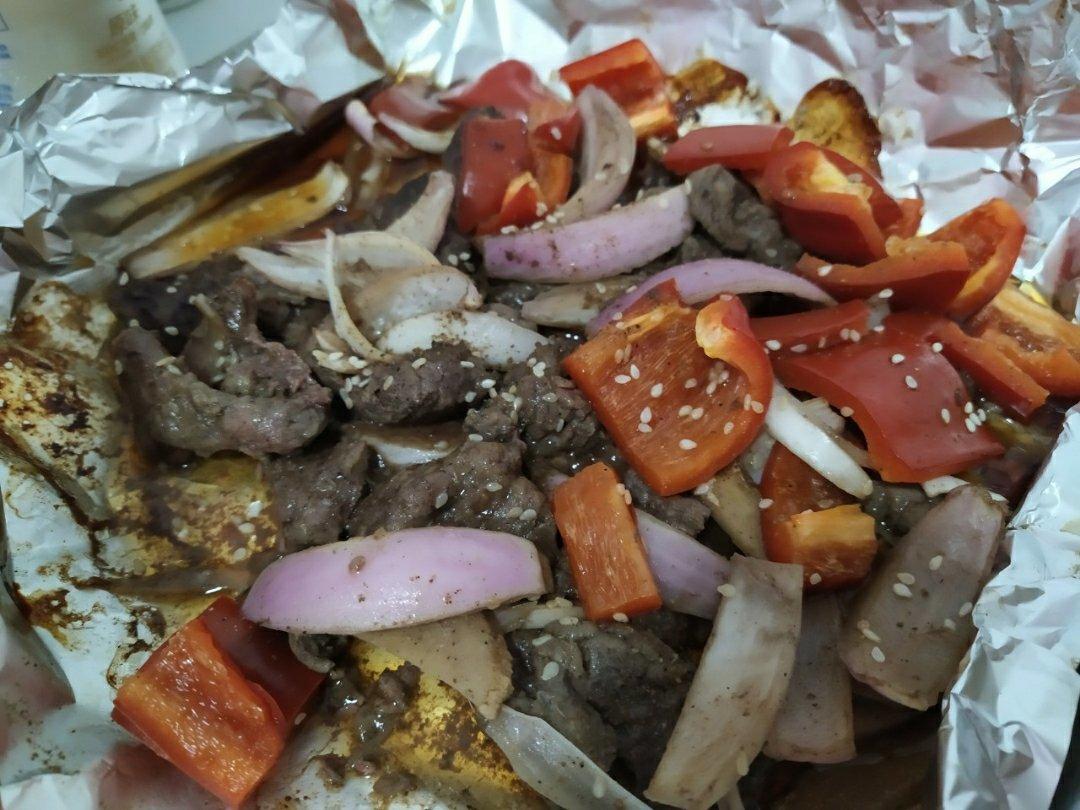 锡纸烤牛肉