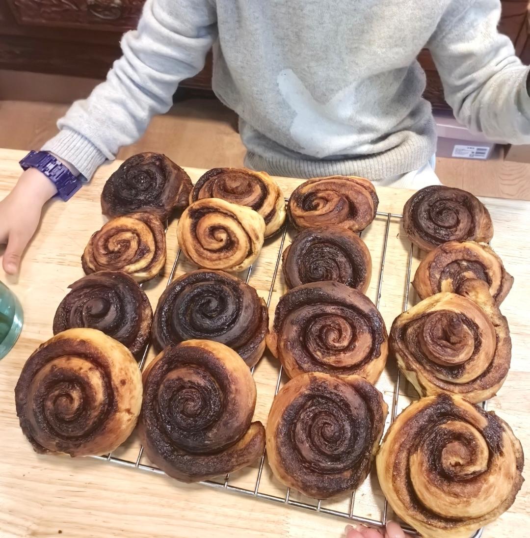 最正宗的美式肉桂卷（不用出膜）