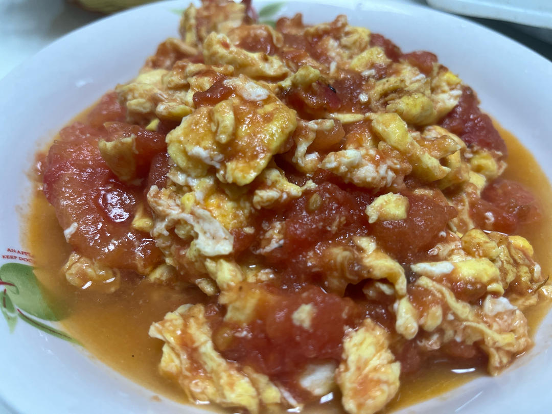 超嫩滑的番茄炒蛋