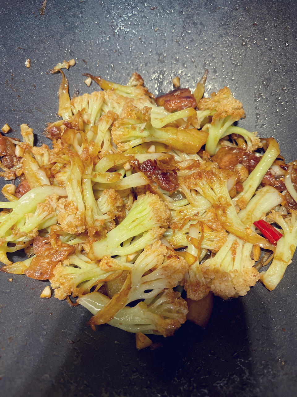 每次下馆子必点的脆脆的干锅花菜🙋