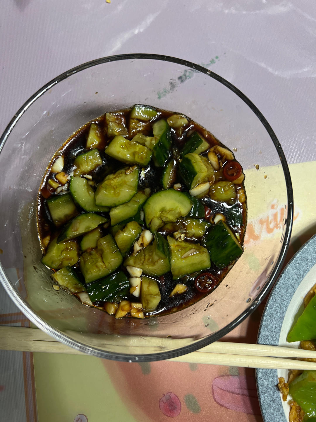 赞不绝口拍黄瓜🥒