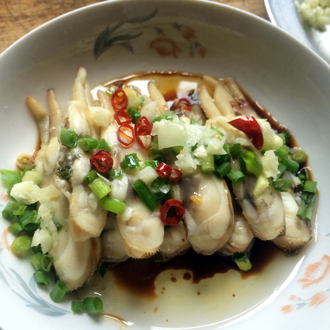 葱油蛏子