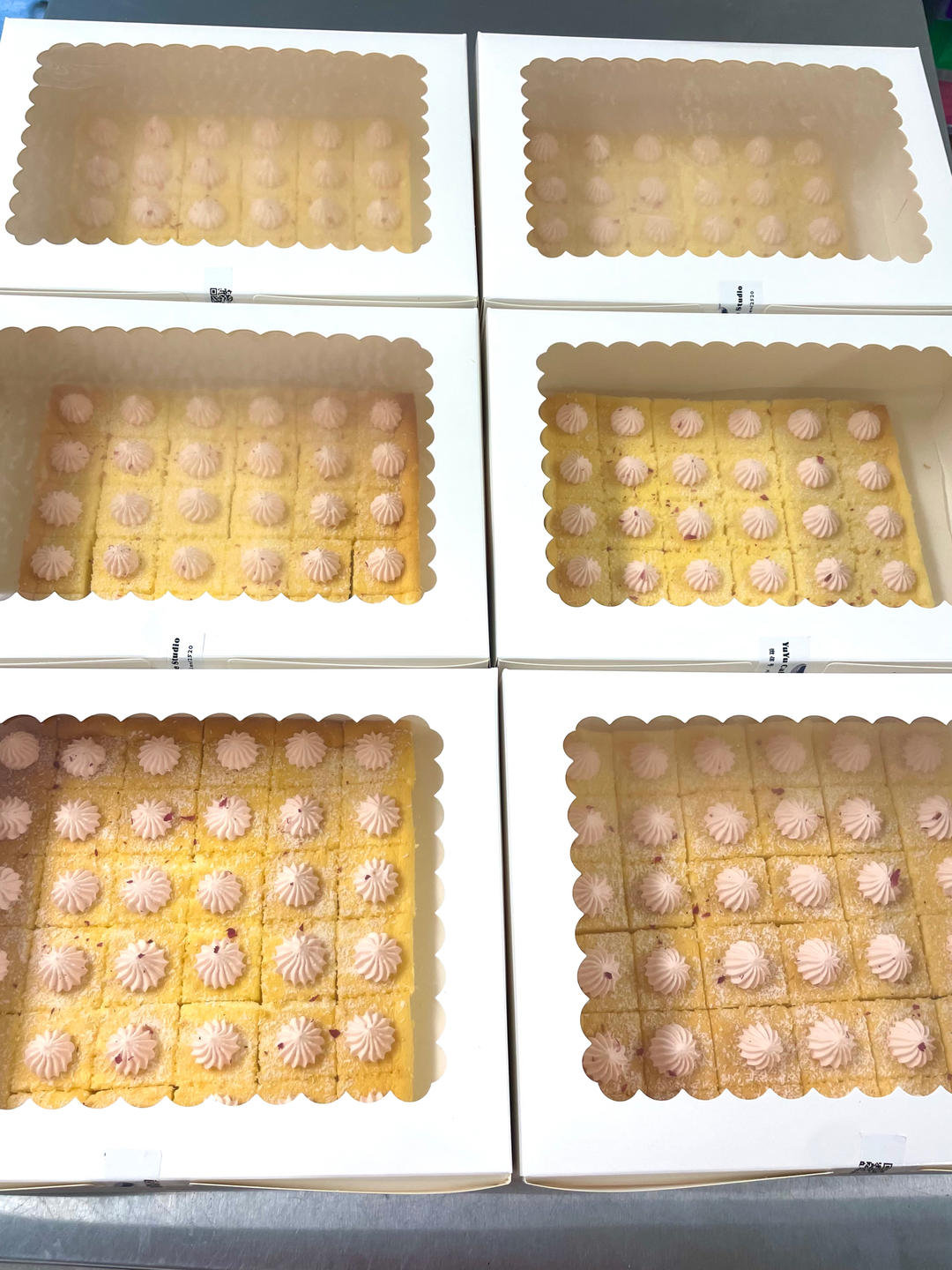 椰香芝士蔓越莓蛋糕   party小甜品的做法 步驟14