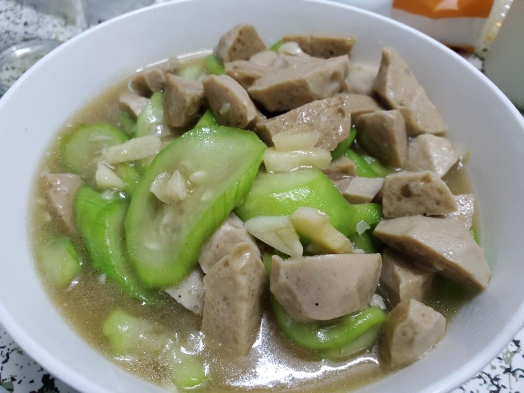 超甜的丝瓜炒肉😋