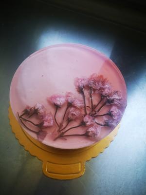 樱花限定•草莓慕斯蛋糕6寸（海绵蛋糕&无奶油版）的做法 步骤25