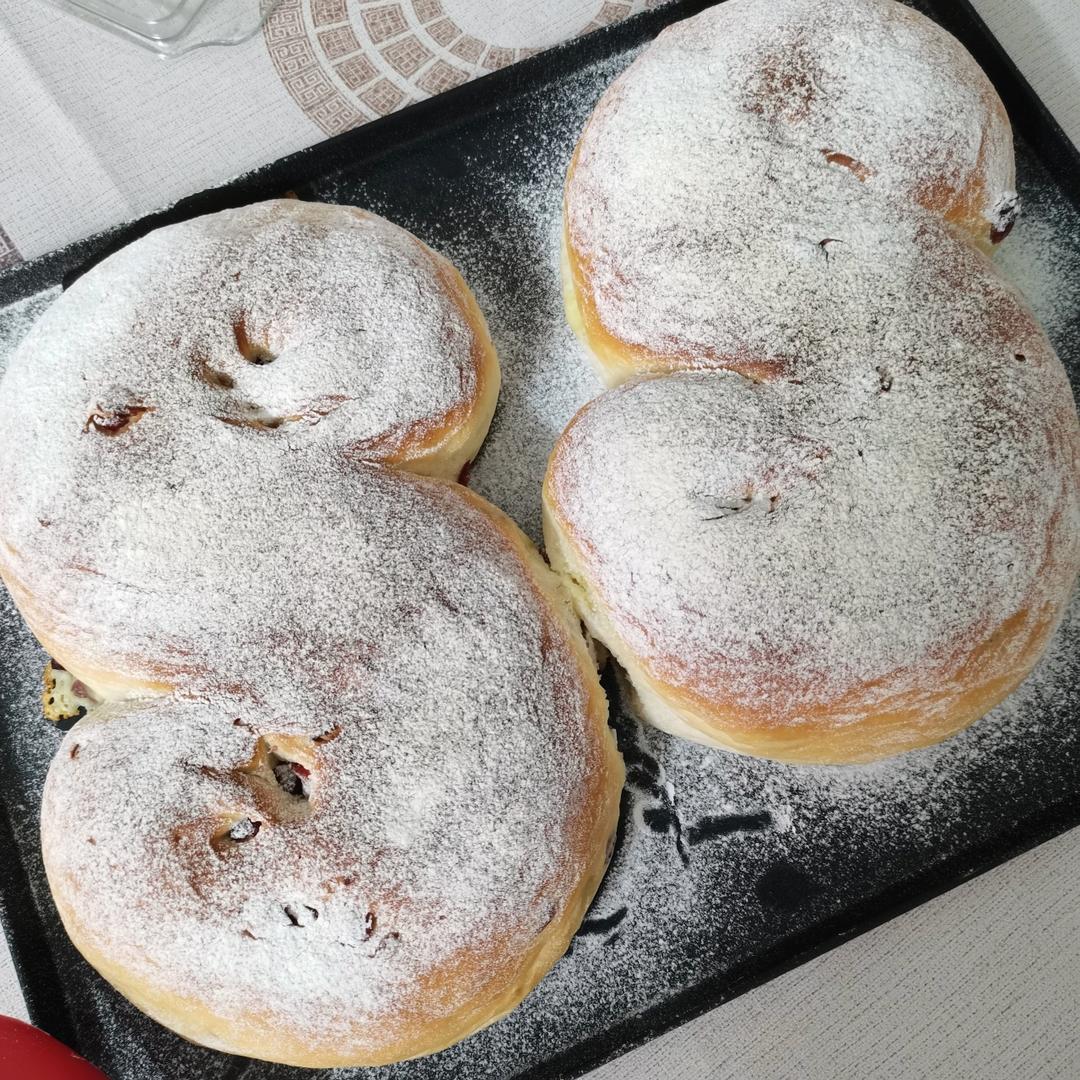 面包店里的常客——蔓越莓奶酪软欧