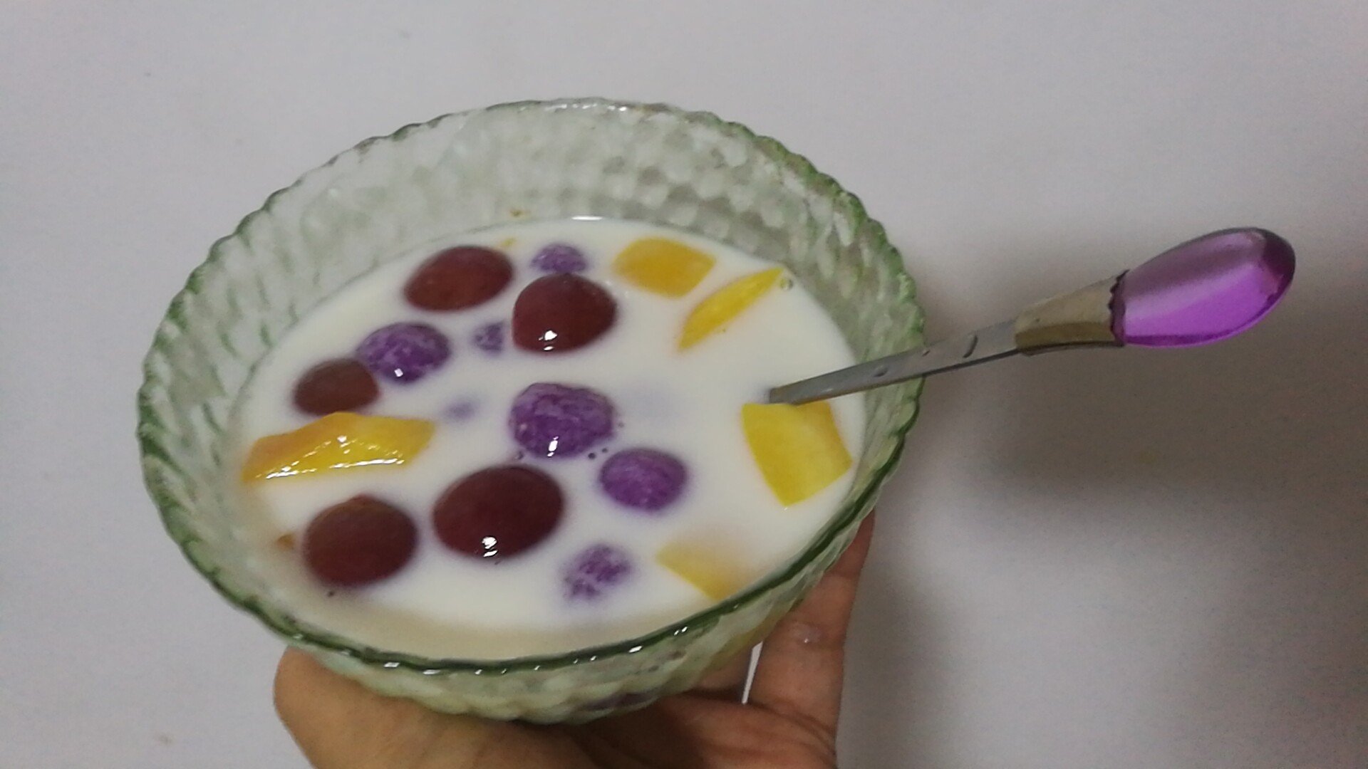 紫薯芋圆小食
