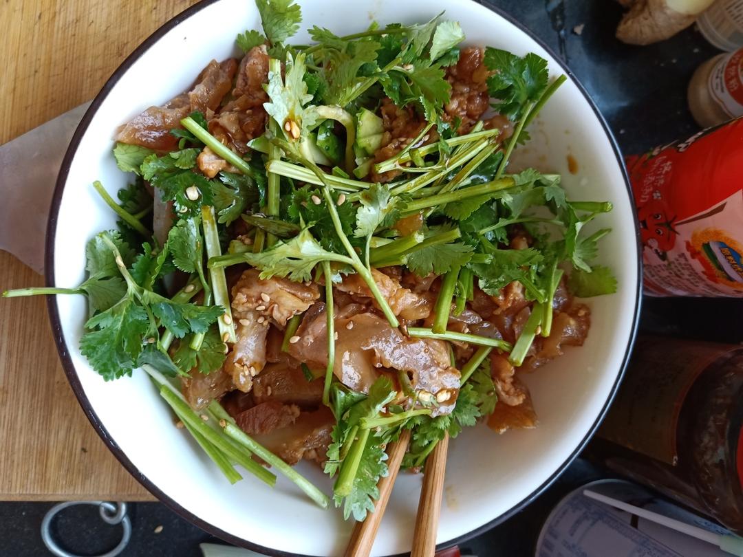 凉拌牛筋的做法