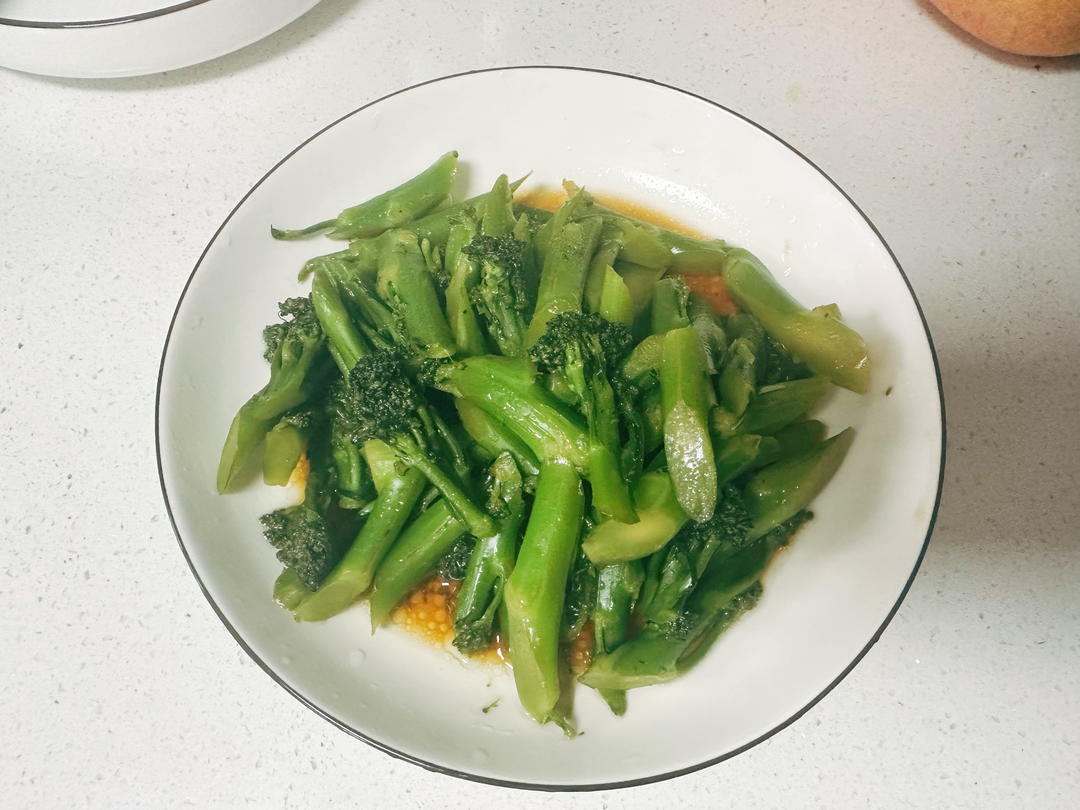 炒西兰苔，可炒一切绿色蔬菜配方
