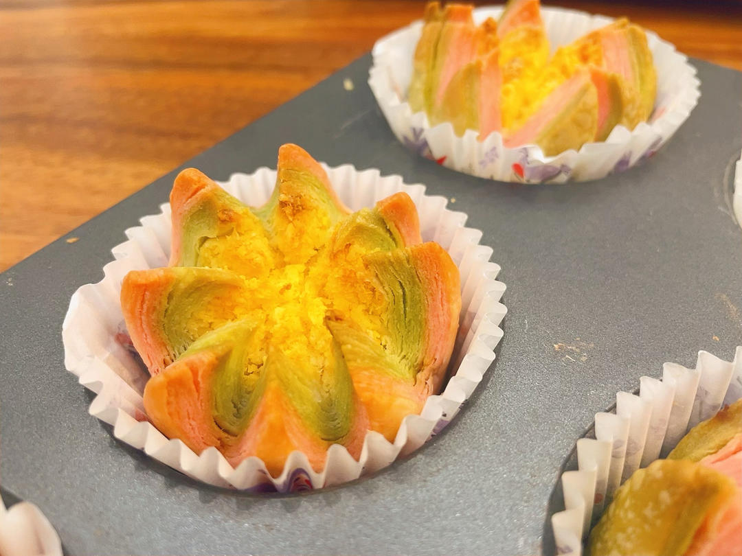 黄金椰蓉馅（附椰蓉酥、豆沙馅做法）