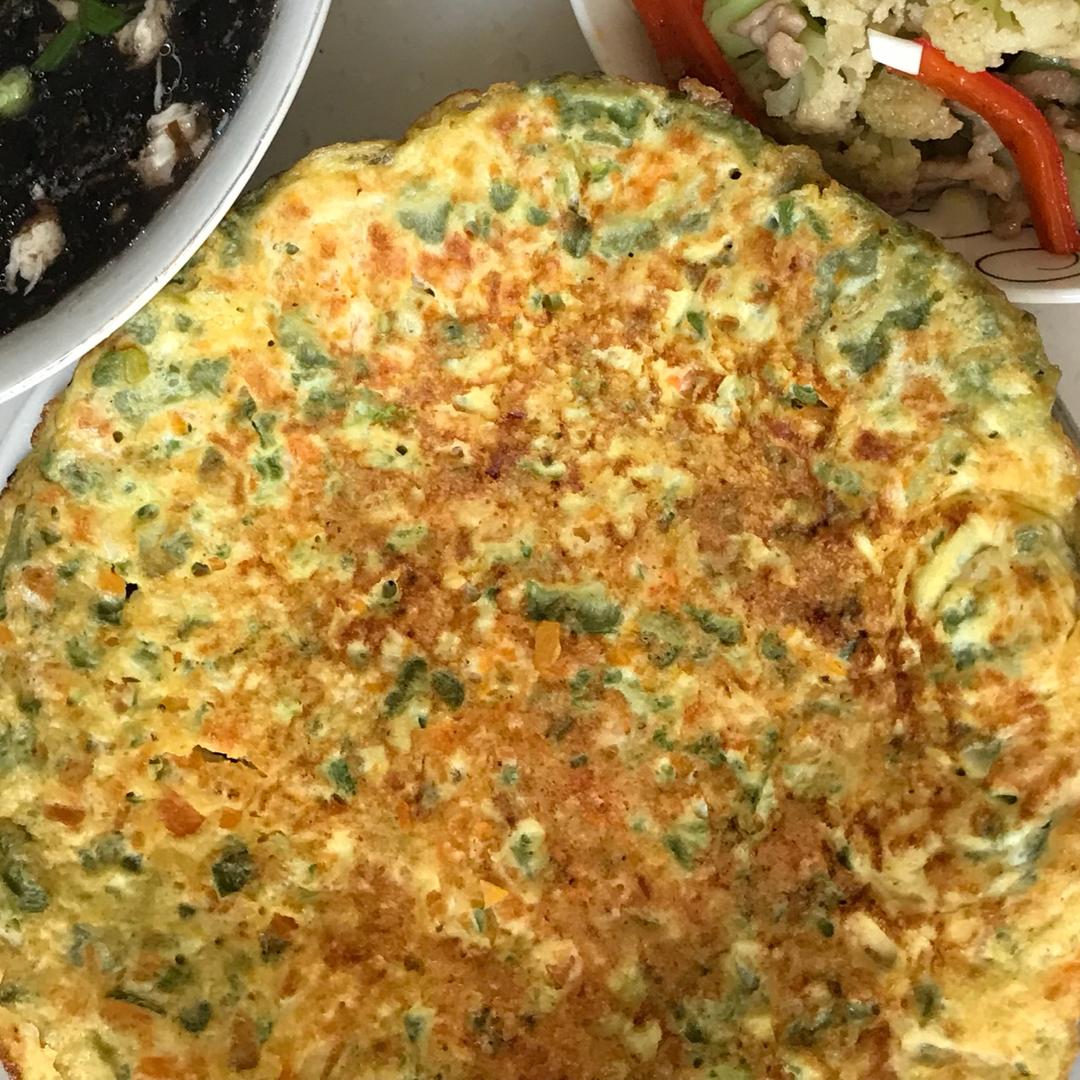 苦瓜煎蛋—如何翻面不碎？