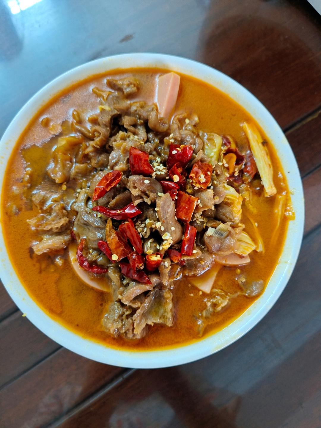 家常版超级详细的水煮牛肉水煮肉片