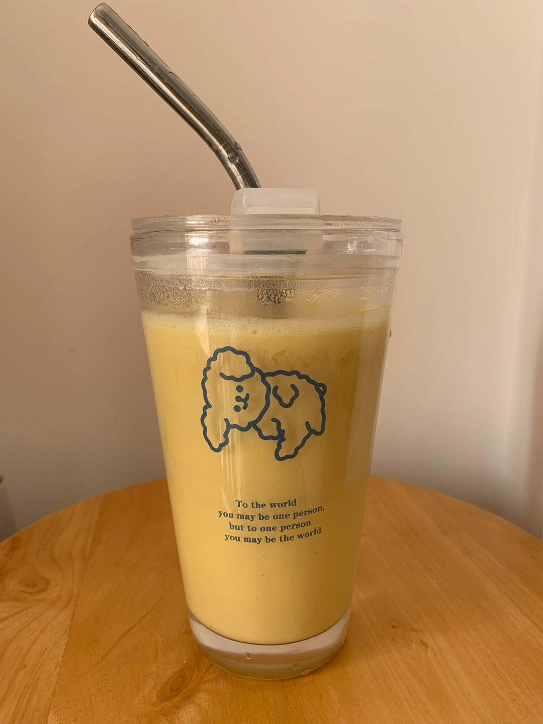 嘿，给你一杯饭店牌玉米汁