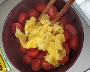 小番茄炒鸡蛋（寝室小锅篇）的做法 步骤8