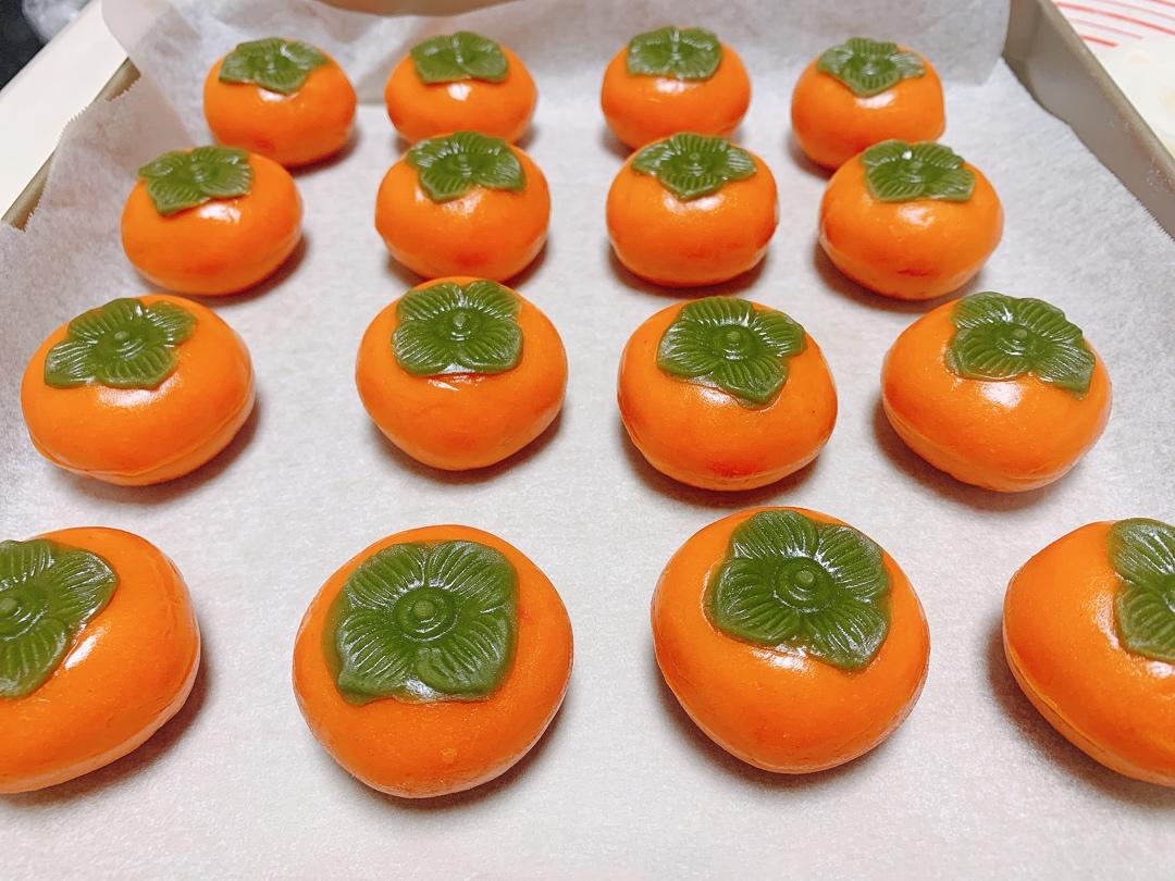 全网独家（原创）柿柿如意—广式金沙奶黄月饼（内附视频做法）