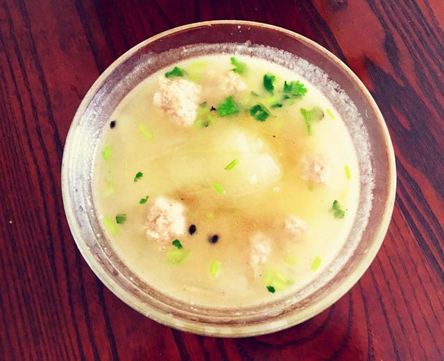 冬瓜丸子汤的做法