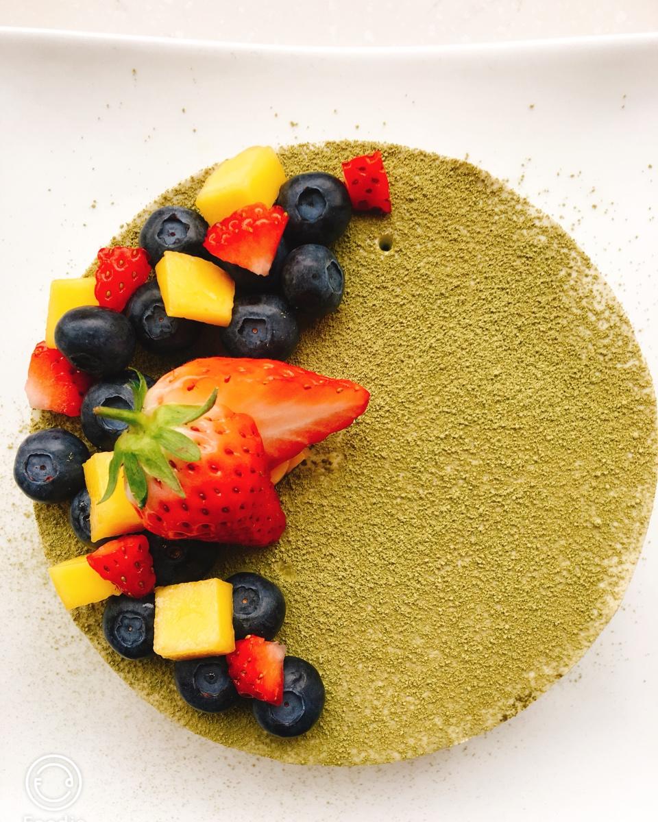 酸奶抹茶冻芝士蛋糕