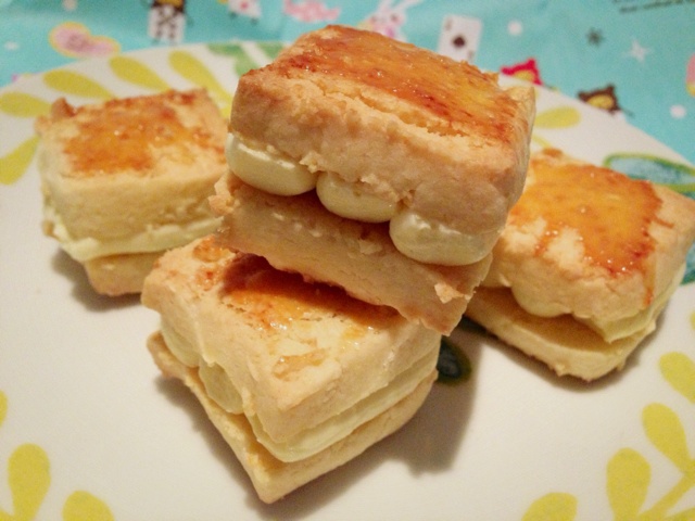 乳酪奶油夹心酥饼