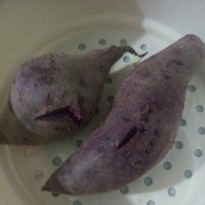 宿舍锅紫薯粥的做法 步骤5