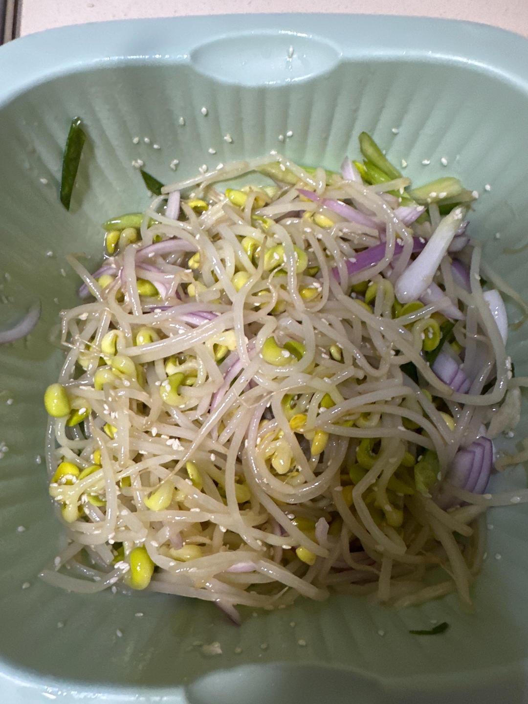 超简单韩式小菜 凉拌豆芽