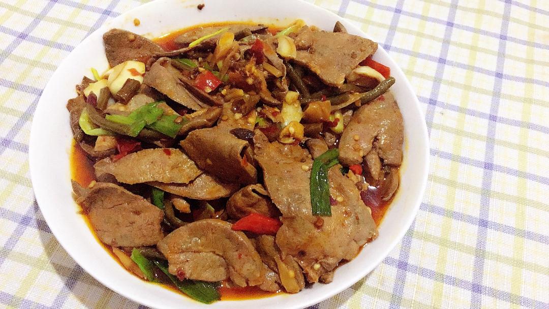 泡椒猪肝的做法