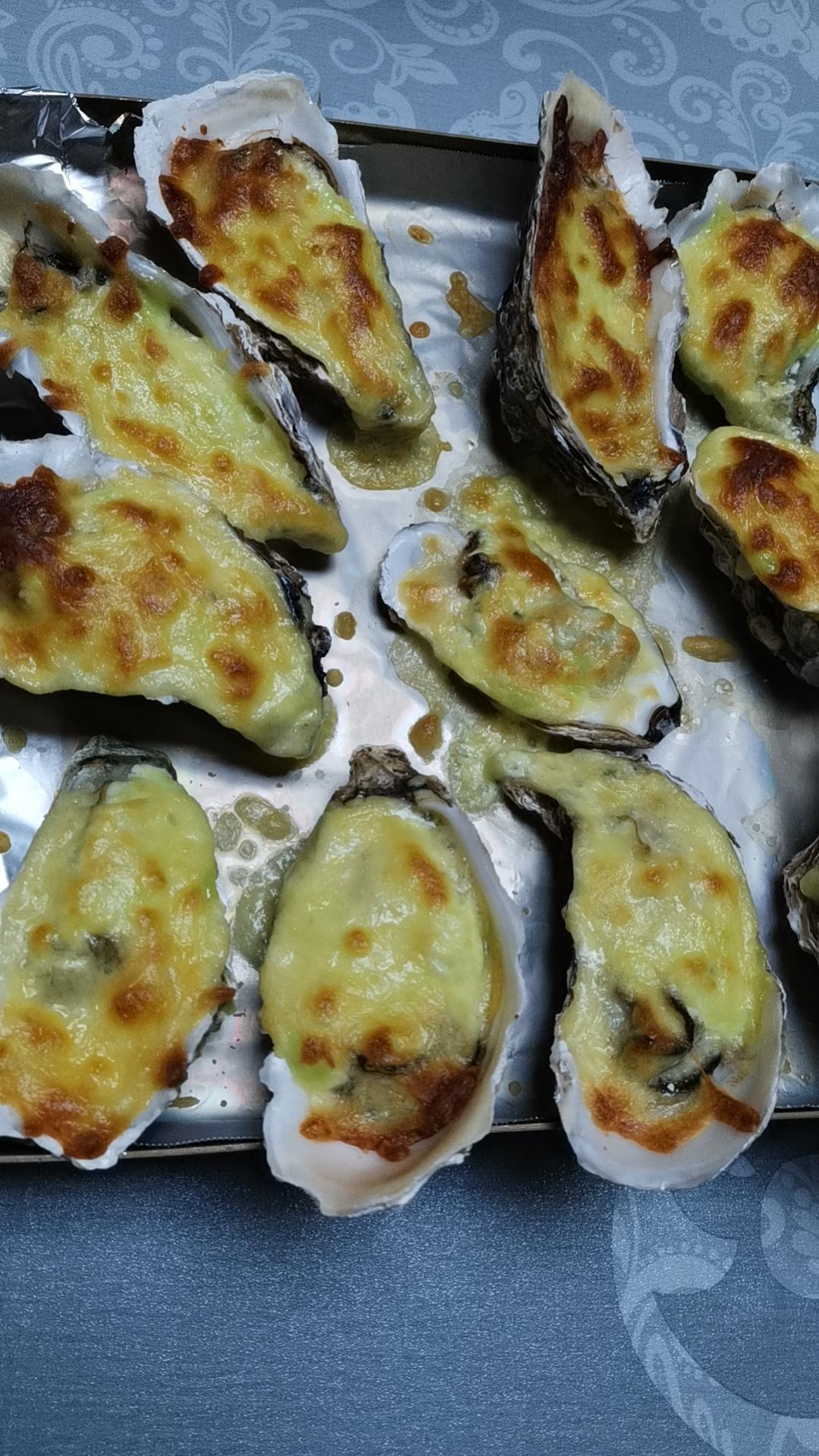 芝士烤生蚝🧀-烤箱版