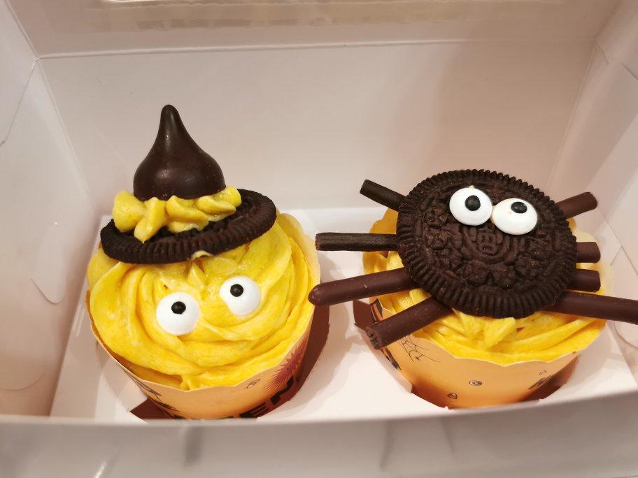 万圣节鬼怪蛋糕 超软巧克力马芬/阿猪烘焙视频：特别篇