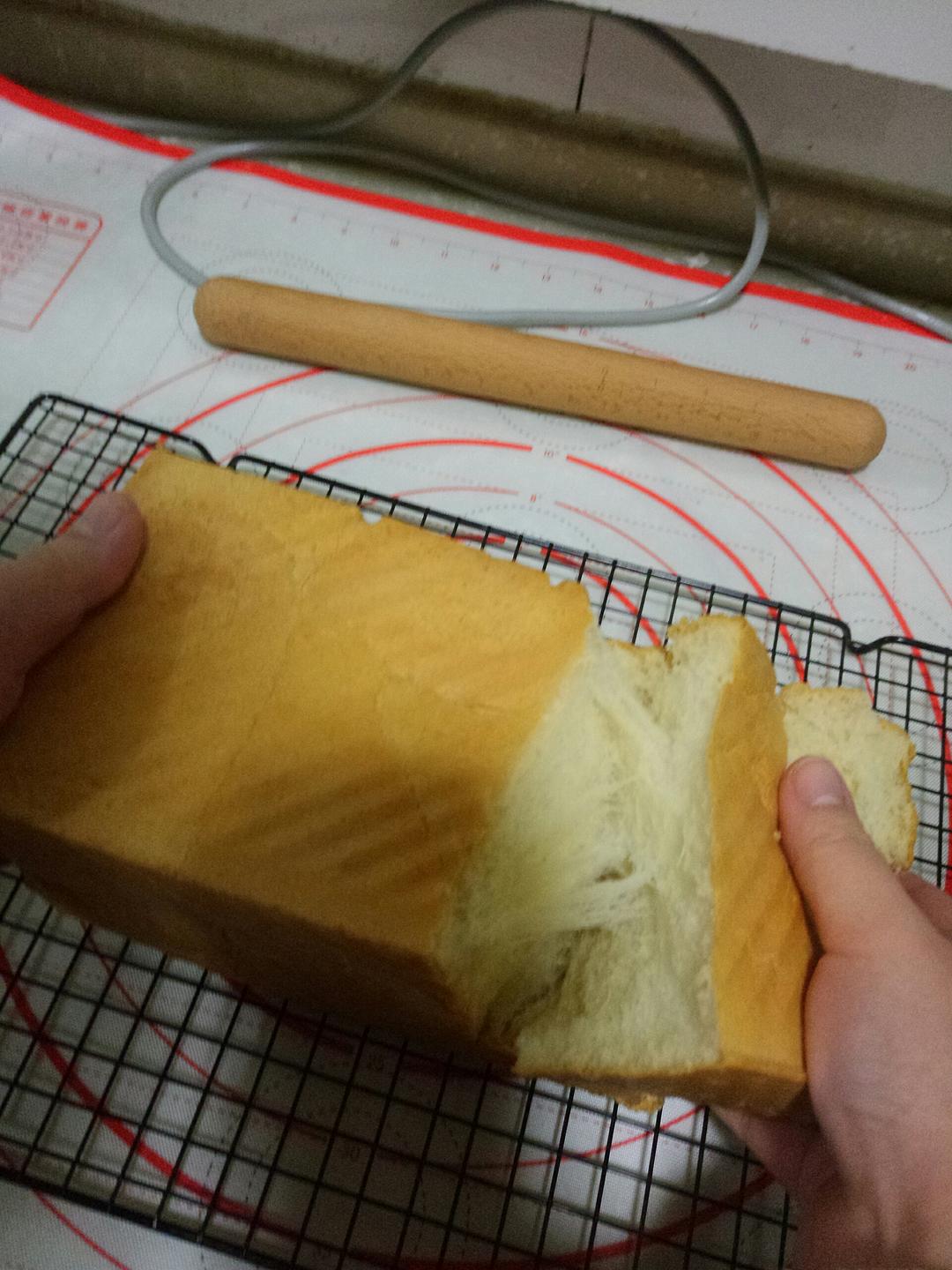 纯奶手撕吐司的做法 步骤1