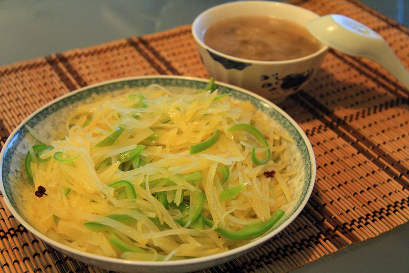青椒土豆丝