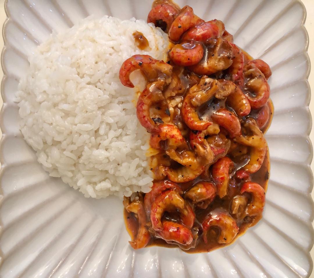 小龙虾盖饭