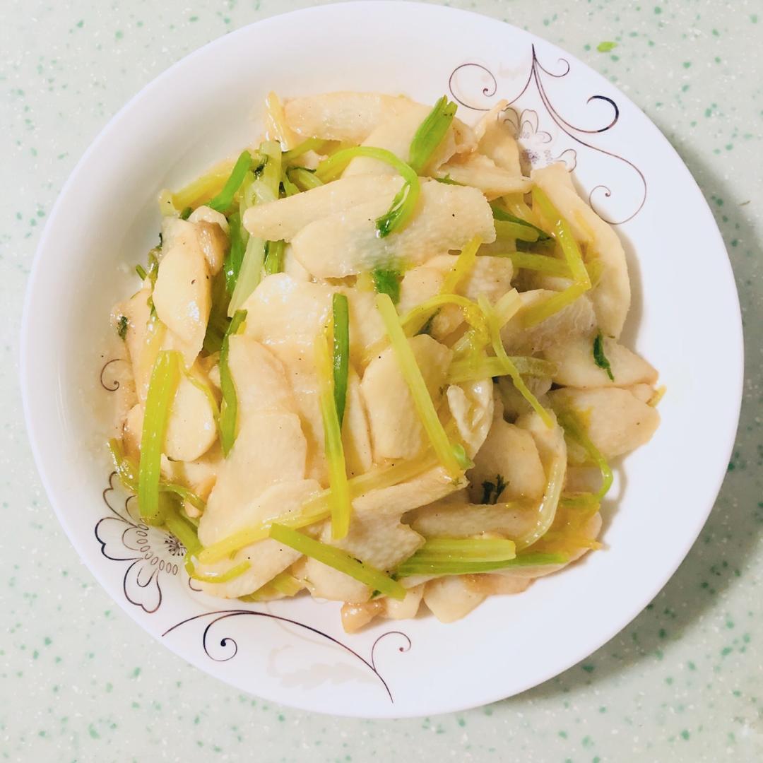 『素』芹菜炒山药