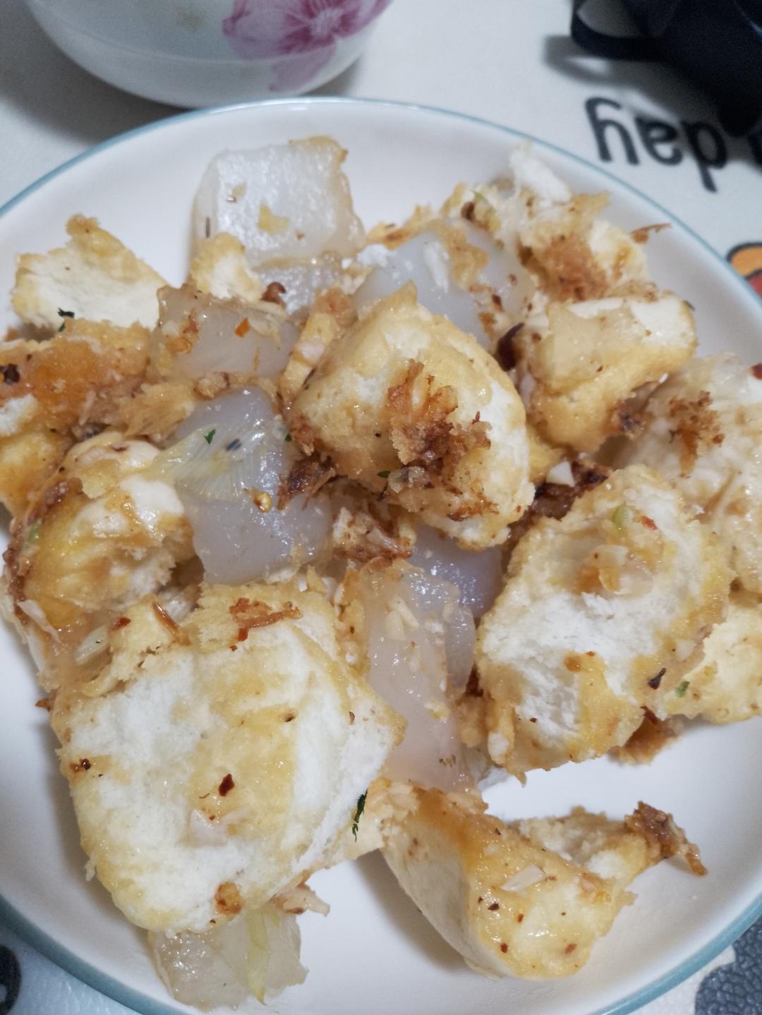 凉粉炒馍