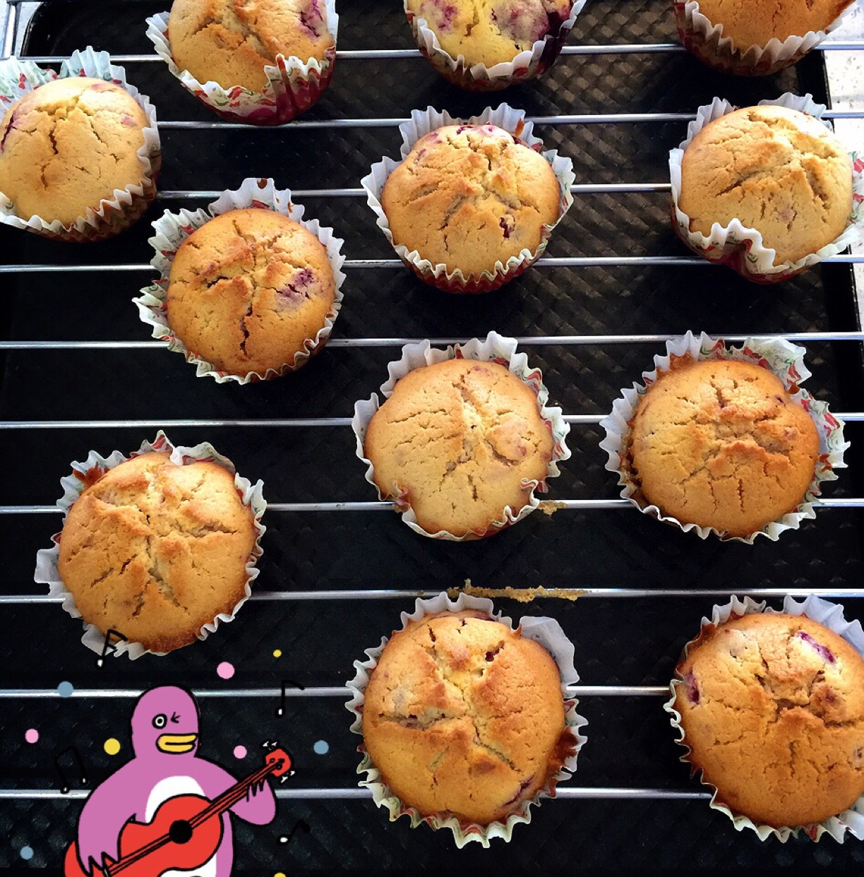 蓝莓玛芬蛋糕 Blueberry Muffin