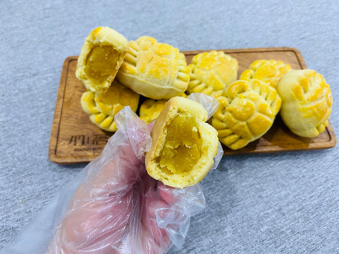 老式月饼（无糖浆、无任何添加剂的桃酥脆皮月饼）