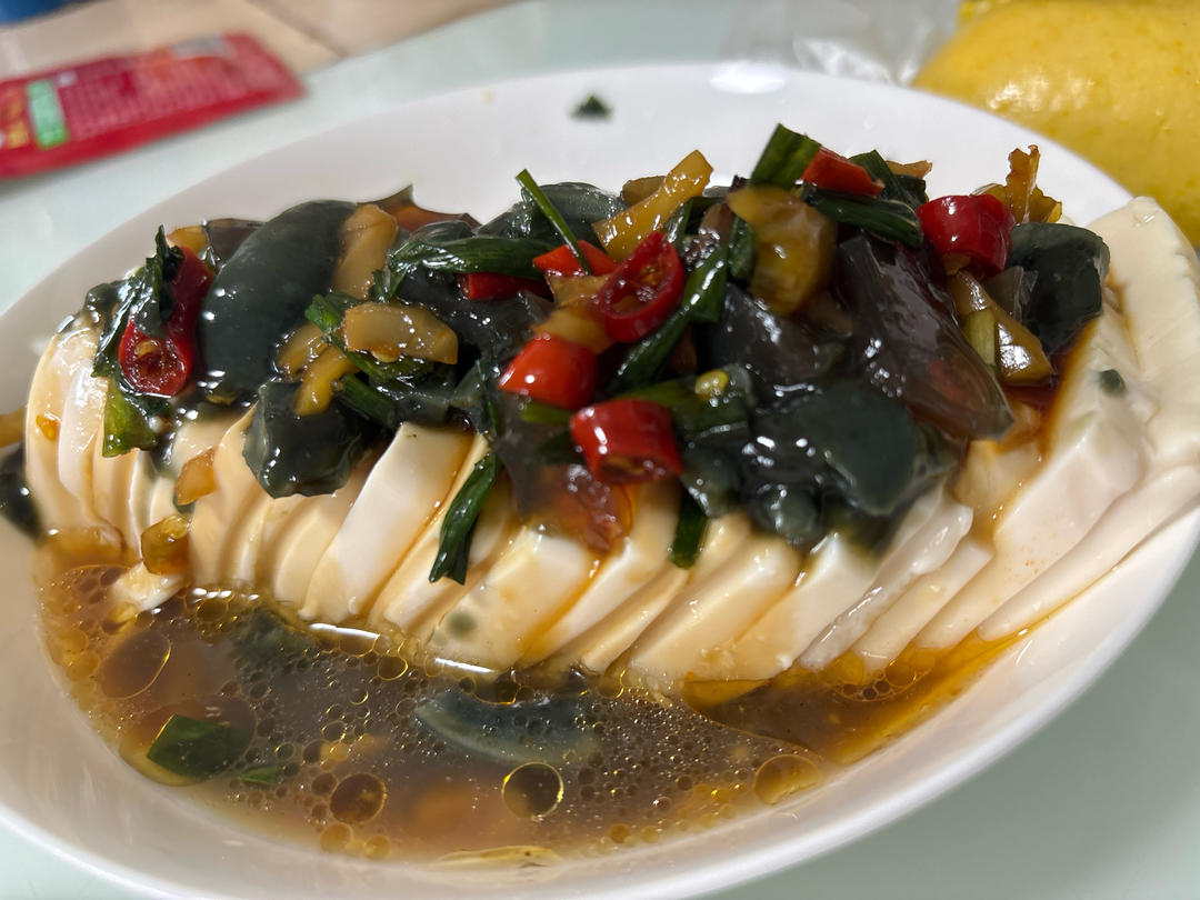皮蛋豆腐