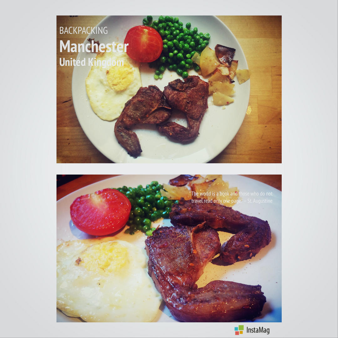 孜然羊排烤土豆