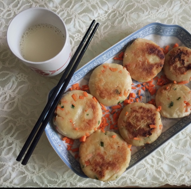 胡萝卜豆渣饼